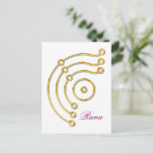 Carte Postale Symbole RUNA / OR, Runa (Debout devant)