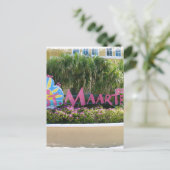 CARTE POSTALE SYMBOLE SAINT-MARTIN (Debout devant)