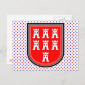 Carte Postale SYMBOLE Saxe (Devant / Derrière)