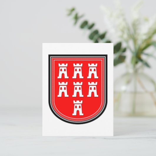 Carte Postale SYMBOLE Saxe (Debout devant)