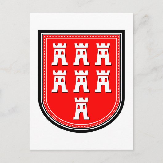 Carte Postale SYMBOLE Saxe (Devant)