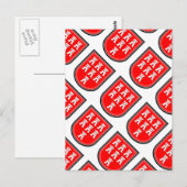 Carte Postale SYMBOLE Saxe (Devant / Derrière)