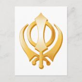 Carte Postale Symbole sikh (Devant)