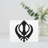 Carte Postale Symbole sikh Khanda (Debout devant)
