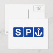 Carte Postale Symbole spanker plaisanter (Devant / Derrière)
