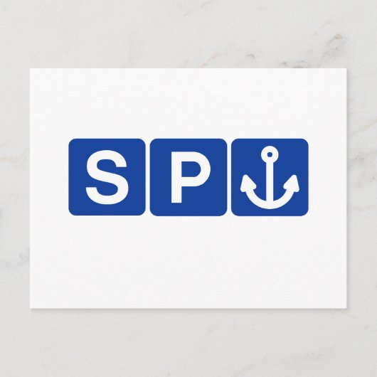 Carte Postale Symbole spanker plaisanter (Devant)