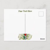 Carte Postale Symbole triangle rouge de résistance à la main du  (Dos)