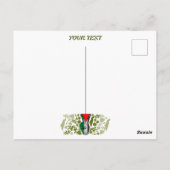 Carte Postale Symbole triangle rouge de résistance à la main du (Dos)