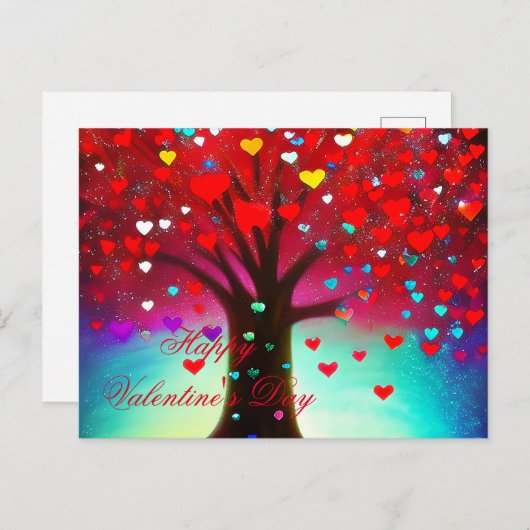 Carte Postale Symbole valentin (Devant / Derrière)