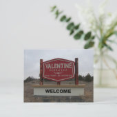 Carte Postale Symbole Valentine, Nebraska (Debout devant)
