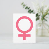 Carte Postale Symbole Vénus sucré-cool (Debout devant)