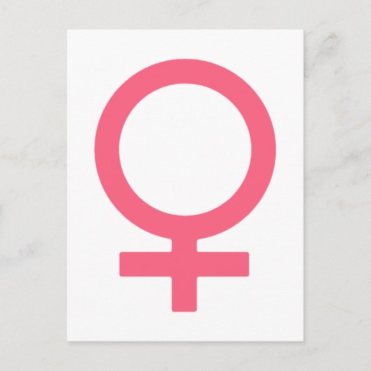 Carte Postale Symbole Vénus sucré-cool (Devant)