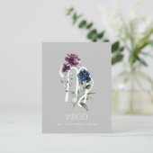 Carte Postale Symbole Vierge Floral Moderne (Debout devant)