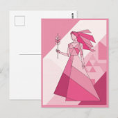 Carte Postale Symbole Virgo Zodiac (Devant / Derrière)