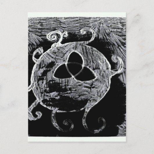 Carte Postale symbole wiccan pour les sorcières (Devant)