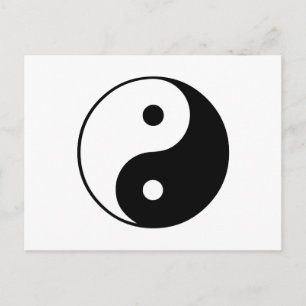 Carte Postale Symbole Yin Yang :