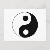 Carte Postale SYMBOLE YIN Yang (Devant)