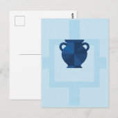 Carte Postale SYMBOLE Zodiaque Aquarius (Devant / Derrière)