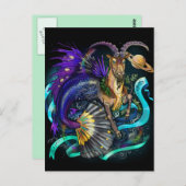 Carte Postale SYMBOLE Zodiaque Capricorne (Devant / Derrière)