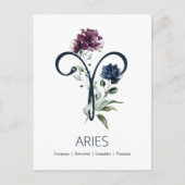 Carte Postale SYMBOLE Zodiaque D'Aries (Devant)