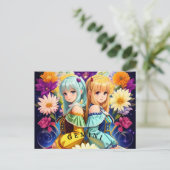 Carte Postale SYMBOLE Zodiaque Gemini (Debout devant)