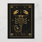 Carte Postale Symbole zodiaque Scorpio (Devant)