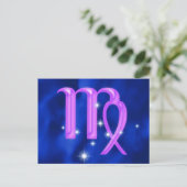 Carte Postale Symbole zodiaque Virgo (Debout devant)