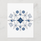 Carte Postale Symboles bouddhistes tribaux (Devant)