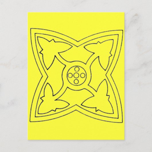 Carte postale Symboles chrétiens (Devant)