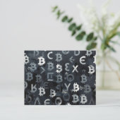Carte Postale Symboles de Bitcoin (Style : 7) (Debout devant)