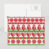 Carte Postale Symboles de Noël (Devant / Derrière)