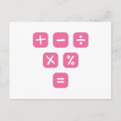 Carte Postale Symboles mathématiques Signes mathématiques (Devant)
