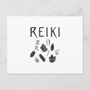 Carte Postale Symboles Reiki Idées cadeaux de sensibilisation