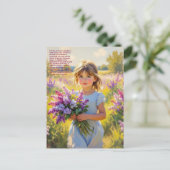 Carte Postale Symbolisme du lilas (Debout devant)