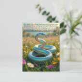 Carte Postale Symbolisme serpent (Debout devant)