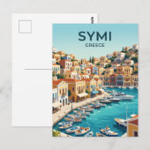 Carte Postale Syme Grèce (Devant / Derrière)