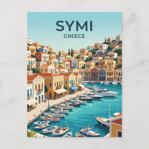 Carte Postale Syme Grèce