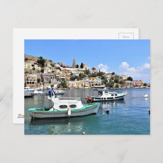 Carte Postale Symi - Grèce (Devant / Derrière)