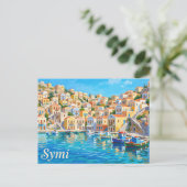 Carte Postale Symi Grèce (Debout devant)