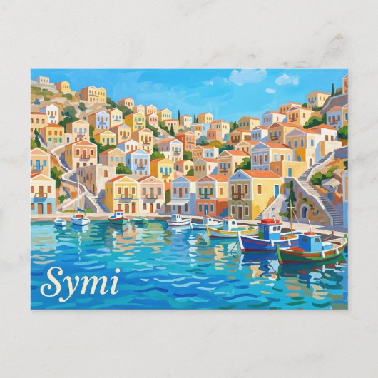 Carte Postale Symi Grèce (Devant)