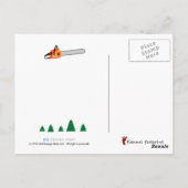 Carte Postale Sympa Pays Plaid Bright Orange Bearded Caractère (Dos)