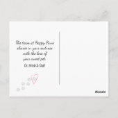 Carte Postale Sympathie pour la perte d'un Berger Allemand (Dos)