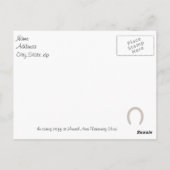 Carte Postale Sympathie Vétérinaire du cheval (Dos)