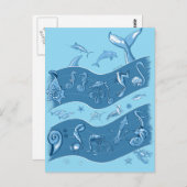 Carte Postale Symphonie d'Océan (Devant / Derrière)