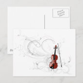 Carte Postale Symphonie Fiddle (Devant / Derrière)