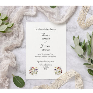 Carte Postale Symphonie fleur sauvage : L'art de l'aquarelle