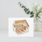 Carte Postale Synagogue. 15ème siècle. Europe centrale (Debout devant)