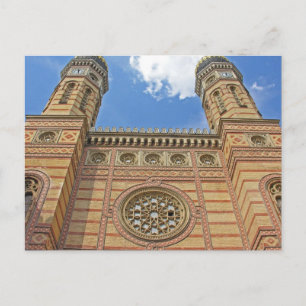 Carte Postale Synagogue, Budapest, Hongrie