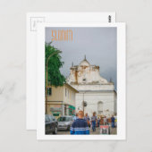 Carte Postale Synagogue de l'architecture de la ville de Slonim  (Devant / Derrière)