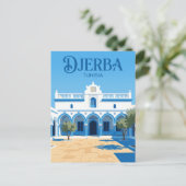 Carte Postale Synagogue El Ghriba Tunisie (Debout devant)